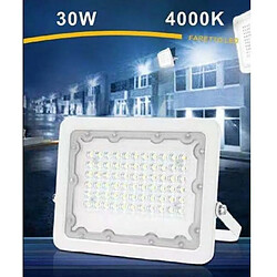 Tradex LED 30W ULTRA SLIM BLANC EXTÉRIEUR LUMIÈRE FROIDE 6500K NATUREL 4000K FS30W-B