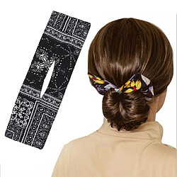 Avis Habile Chignon Chic Multicolore Tissu Clip Braider