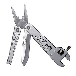 Multitool Pinces 6 dans 1 Multi-Fin Couteau de Poche Pinces Kit pour Activités de Plein Air