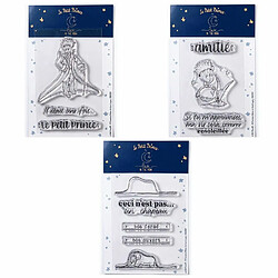 Youdoit 11 Tampons transparents Le Petit Prince Messages + Renard + Boa Eléphant