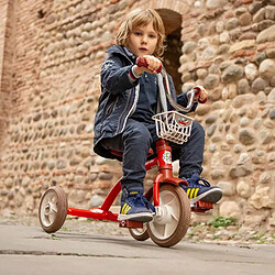 Italtrike Tricycle rétro en métal rouge 10283