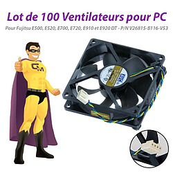 Lot x100 Ventilateurs Fujitsu E500 E520 E700 E720 E910 E920 DT V26815-B116-V53 - Occasion