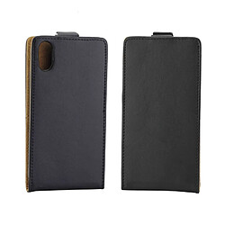 Wewoo Housse en cuir Business Style TPU à rabat vertical pour iPhone XR, avec fente pour carte (noire)