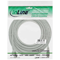 Câble patch, S-FTP, Cat.5e, blanc, 15m, InLine®