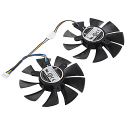 Wewoo Ventilateur de refroidissement DC 12V 0.5A 4 broches femelle ordinateur bureau d'origine radiateur CPU, refroidissement, diamètre: 8.5mm, paires