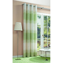 Avis Deko Trends Flow 6236684 67 Rideau à 8 Oeillets Vert 245 x 144 cm