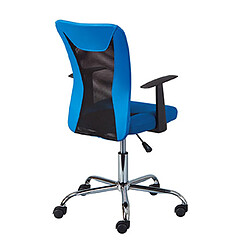 Avis Mes Chaise de bureau enfant avec accoudoirs bleu et noir - CHILD