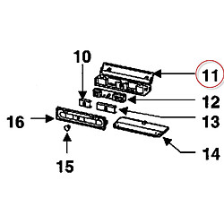 Fagor BOITIER COMMANDES REPERE 11