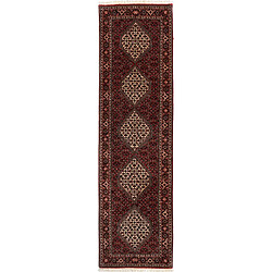 Vidal Tapis de couloir en laine 304x83 rouge Bidjar