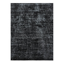 Vidal Tapis de laine 300x201 noir Ultra Vintage pas cher