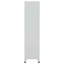 Avis vidaXL Armoire à casier avec 6 compartiments Acier 90x45x180 cm Gris