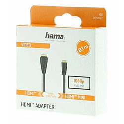 HAMA Adaptateur câble HDMI, (mini) fiche mâle Type-C - fiche fem. Type-A, doré