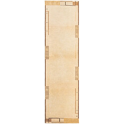 Vidal Tapis de couloir en laine 300x81 beige Darya