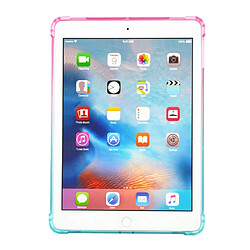 Coque en TPU coussin d'air coloré rose/vert pour votre Apple iPad 10.2 (2019)