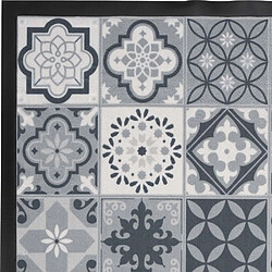 The Home Deco Factory Tapis en PVC imprimé carreaux de ciment 40 x 60 cm.