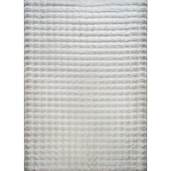 Thedecofactory BUBBLE - Tapis extra doux à relief blanc 160x230 