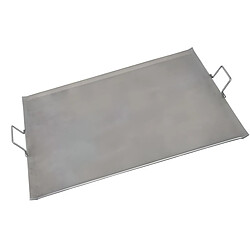 Visiodirect Planche à rotir barbecue 5 mm en Fer coloris Gris - 50 x 33 cm