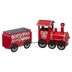 Train grand modèle Métal Rouge L 66 cm - FEERIC CHRISTMAS