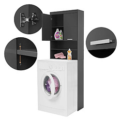 Avis ML-Design Armoire pour machine à laver Meuble de salle de bain pour machine à laver Gris f