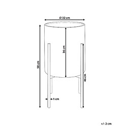 Avis Beliani Cache-pot SEROTINA Métal 32 cm