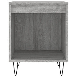 Avis vidaXL Table de chevet sonoma gris 40x35x50 cm bois d’ingénierie