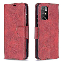 Avis Universal Boîtier xiaomi redmi 10 couverture en cuir portefeuille folio rouge