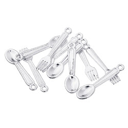 10pcs cuisine vaisselle fourchettes et cuillères