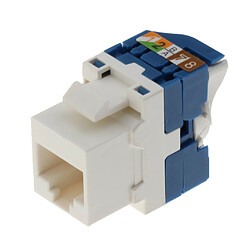 10 Pièces Rj45 Keystone Rotatif Cat6 Ethernet PC PBT UL 94-V0 Câble Réseau Module Adaptateur pas cher