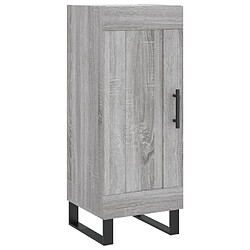 Acheter vidaXL Buffet haut Sonoma gris 34,5x34x180 cm Bois d'ingénierie