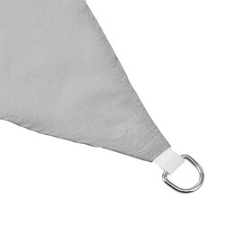 Avis Voile d'Ombrage Lerma Rectangulaire Gris Clair 2 x 4 m [en.casa]