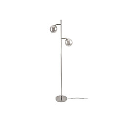 LEITMOTIV Lampadaire design boules Shimmer - H. 152 cm - Gris fumé