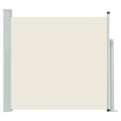 vidaXL Auvent latéral rétractable de patio 170x300 cm Crème