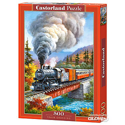 Train Crossing, Puzzle 500 Teile - Castorland