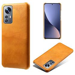 Coque en TPU + PU anti-rayures orange pour votre Xiaomi 12 Pro