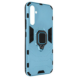 Avizar Coque pour Galaxy A54 5G Hybride Antichoc Bague Métallique Support bleu