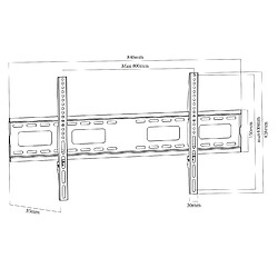 Avis Support mural pour TV Maclean MC-420 43-120" 120kg max VESA 800x400