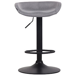 Non Tabouret de bar Anaheim tissu noir