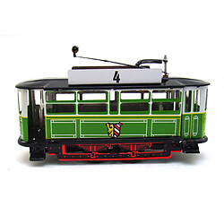 Universal Antique Tiny Toy Retro-Style Metal Car Toy Car Decoration Home Decoration Tram Bus | Jouet enroulé