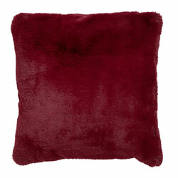 Paris Prix Coussin Imitation Fourrure Cutie II 45x45cm Rouge