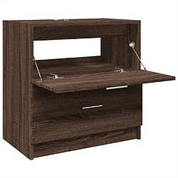 Acheter vidaXL Meuble d'évier chêne marron 59x37x59 cm bois d'ingénierie