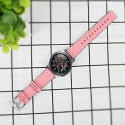 Bracelet en cuir véritable réglable, rose pour votre Huawei Watch GT 2e/Watch GT 2 46mm/Watch GT 42mm/46mm