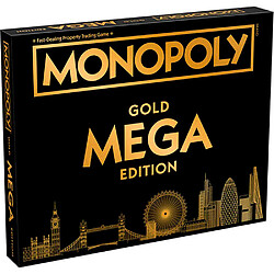 Winning Moves Mega Gold - Monopoly Jeu de société (Anglais)