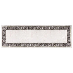 vidaXL Tapis lavable antidérapant 80x300 cm Beige clair