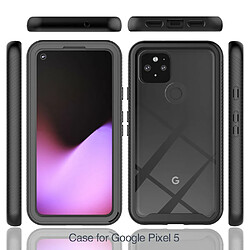 Coque en TPU hybride antichoc noir pour votre Google Pixel 5