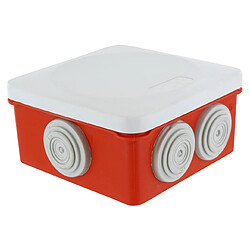 boite de dérivation - optibox - 80 x 80 x 42 mm - rouge - blm distribution 515303