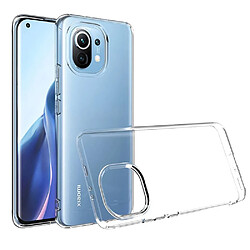 Ozzzo coque back coque ultra slim 0,5mm pour xiaomi mi 11 lite 5g / mi 11 lite lte ( 4g ) transparent