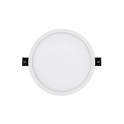 Ledkia Dalle LED 15W Ronde High Lumen Coupe Ø 130 mm Blanc neutre 4000K pas cher