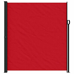 Avis Maison Chic Auvent latéral rétractable | Store latéral | Brise-vue latéral rouge 220x600 cm -GKD47881