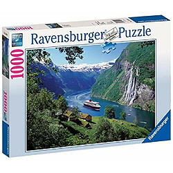 Ravensburger Norwegian Fjord - Puzzle 1000 piAces pour adultes - chaque piAce est unique, la technologie Softclick signifie que les piAces semboAtent parfaitement