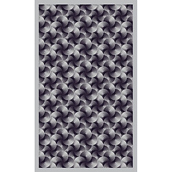 Alter Tapis de salle de bain, 100% Made in Italy, Tapis antitache avec impression numérique, Tapis antidérapant et lavable, Modèle optique - Acqualagna, 120x70 cm